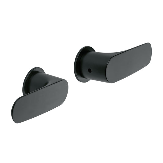 Juego manerales palanca para regadera, negro, FOSET RIVIERA, 44118