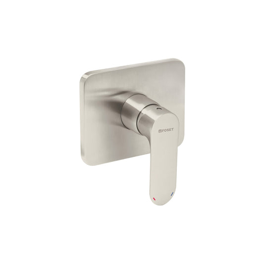 Monomando satín para regadera sin desviador, Foset, 45200