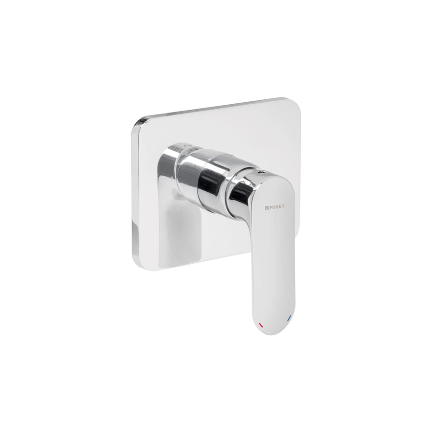 Monomando cromo para regadera sin desviador, Foset, 45199