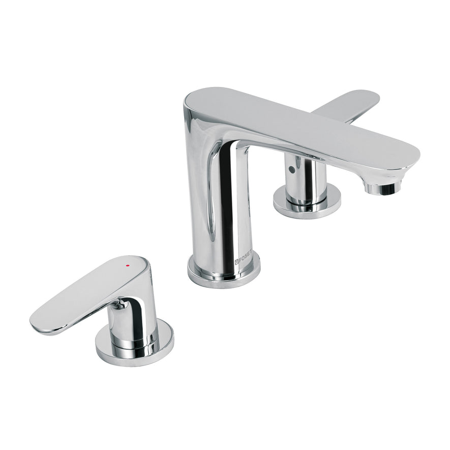 Mezcladora cromo para lavabo con taladros separados, Riviera, 45188