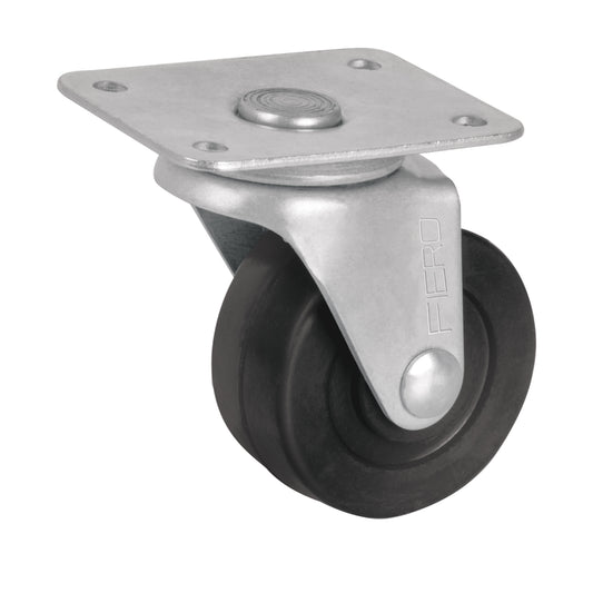 Rodaja hule 2', placa giratoria con buje, carga 25 kg Caja con 6, 48604