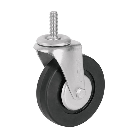 Rodaja hule 4' con espiga roscada, carga 50 kg, Fiero Caja con 4, 48620