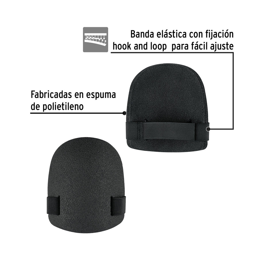 Rodilleras ultraligeras de espuma, Pretul Caja con 3, 22235