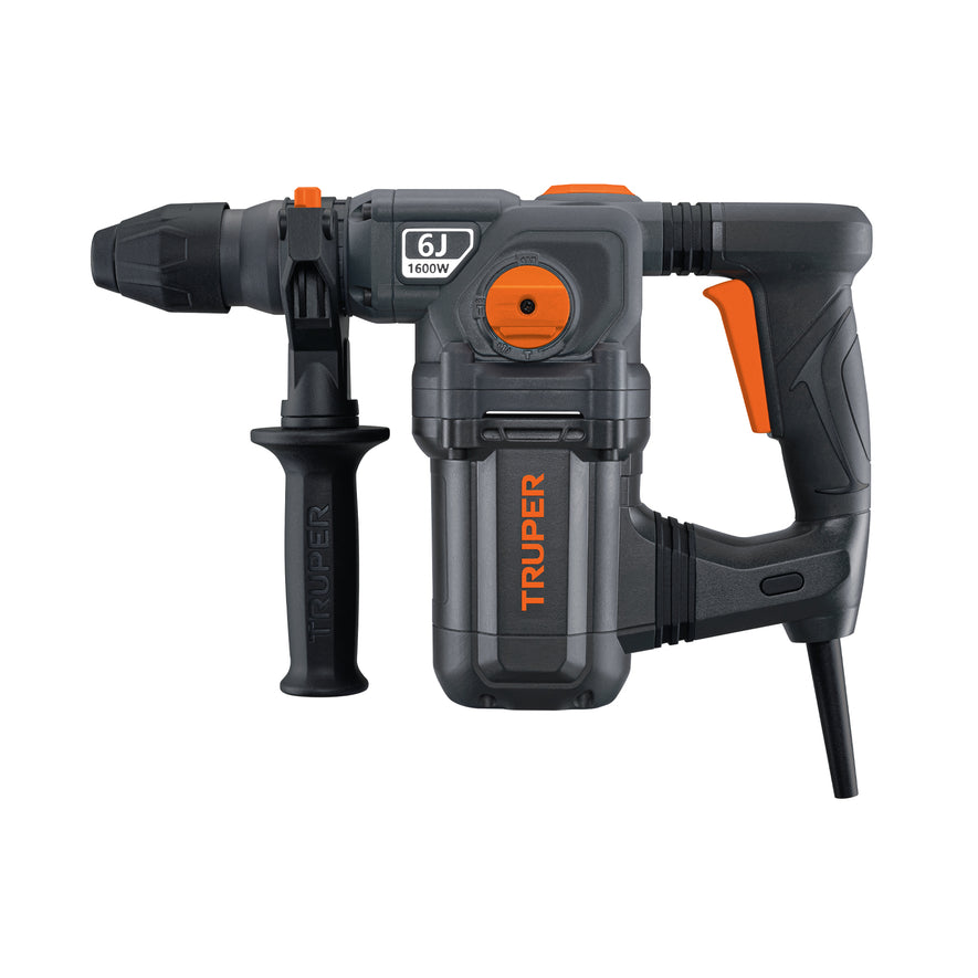 Rotomartillo SDS Plus 6 Joules, 1600W, TRUPER INDUSTRIAL, 19323