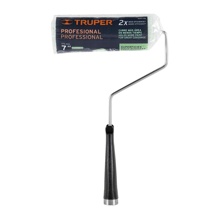 Rodillo para pintar 7' x 5/8' superficies lisas, Truper Caja con 6, 13880
