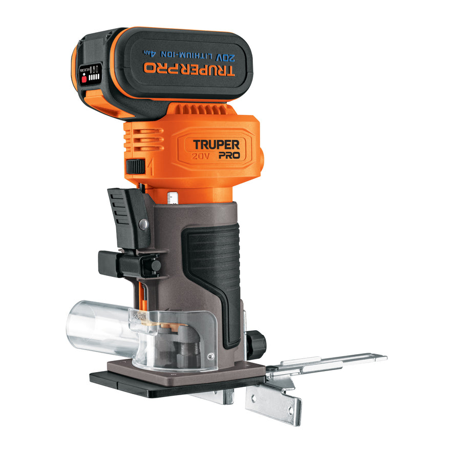 Router 1/4', 1 batería 4Ah, PRO, 102865