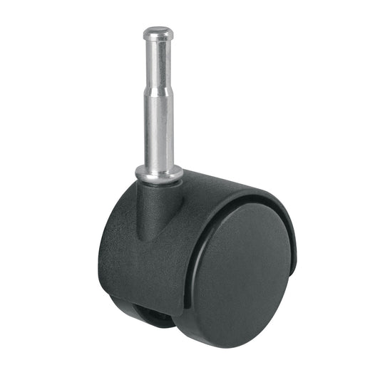 Rodaja tipo yoyo de 40 mm con espiga para madera, Fiero Caja con 6, 49698