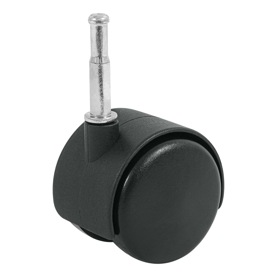 Rodaja tipo yoyo de 50 mm con espiga para madera, Fiero Caja con 6, 49699