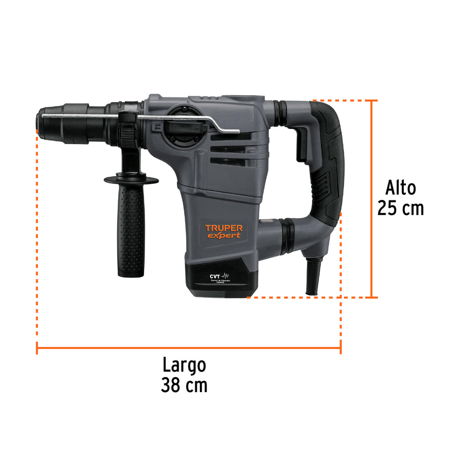 Rotomartillo SDS Plus 4 Joules, 1000W, TRUPER EXPERT, 101220