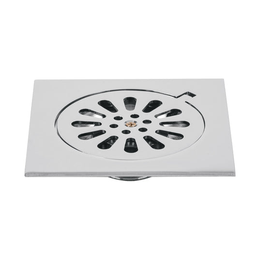 Resumidero cuadrado de latón 6' x 6', Foset Caja con 2, 49271