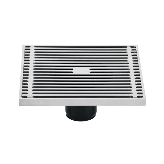 Resumidero cuadrado de latón 6' x 6', Foset, 46049