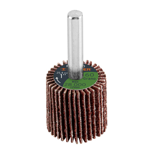 Rueda flap de 1', grano 60, Truper Caja con 6, 13033