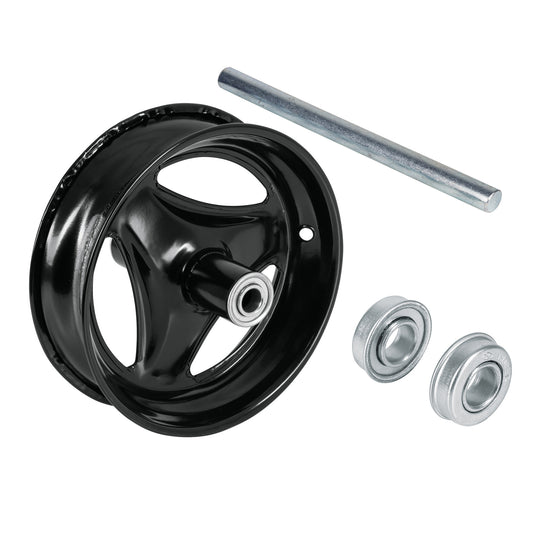 Juego de rin, eje y baleros para carretillas Truper y Pretul, 11868