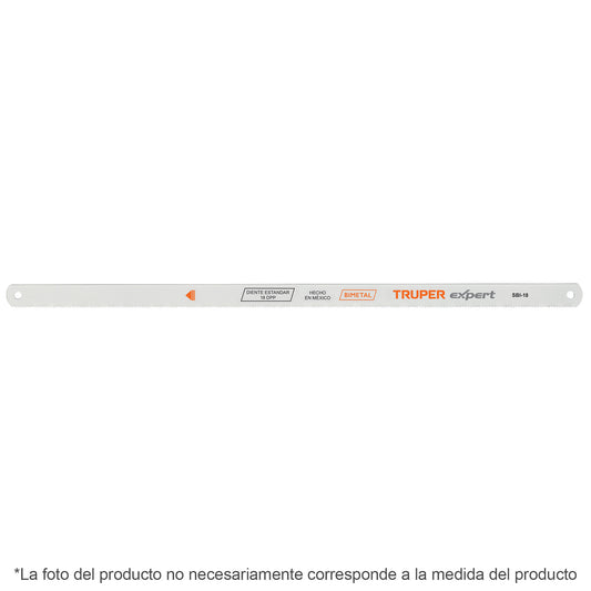 Blíster con 2 seguetas bimetálicas de 18 DPP, Truper Expert Caja con 25, 19699