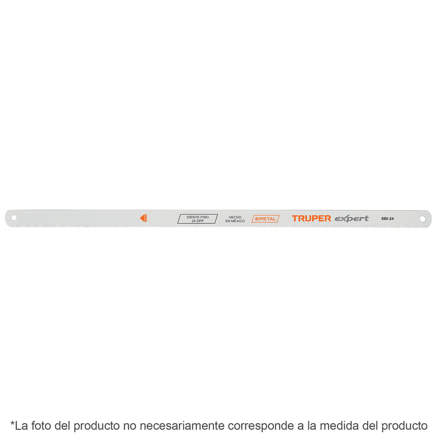 Blíster con 2 seguetas bimetálicas de 24 DPP, Truper Expert Caja con 25, 19700