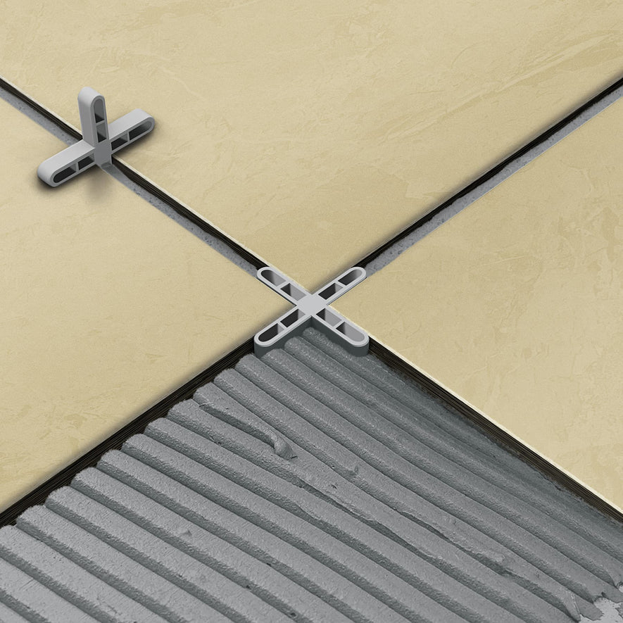 Bolsa con 100 separadores huecos de 5mm para losetas, Truper Caja con 6, 102682