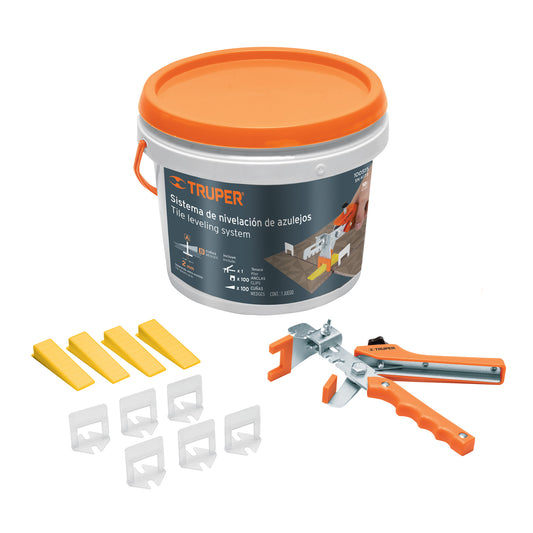 Sistema de nivelación de azulejos, TRUPER, 100515