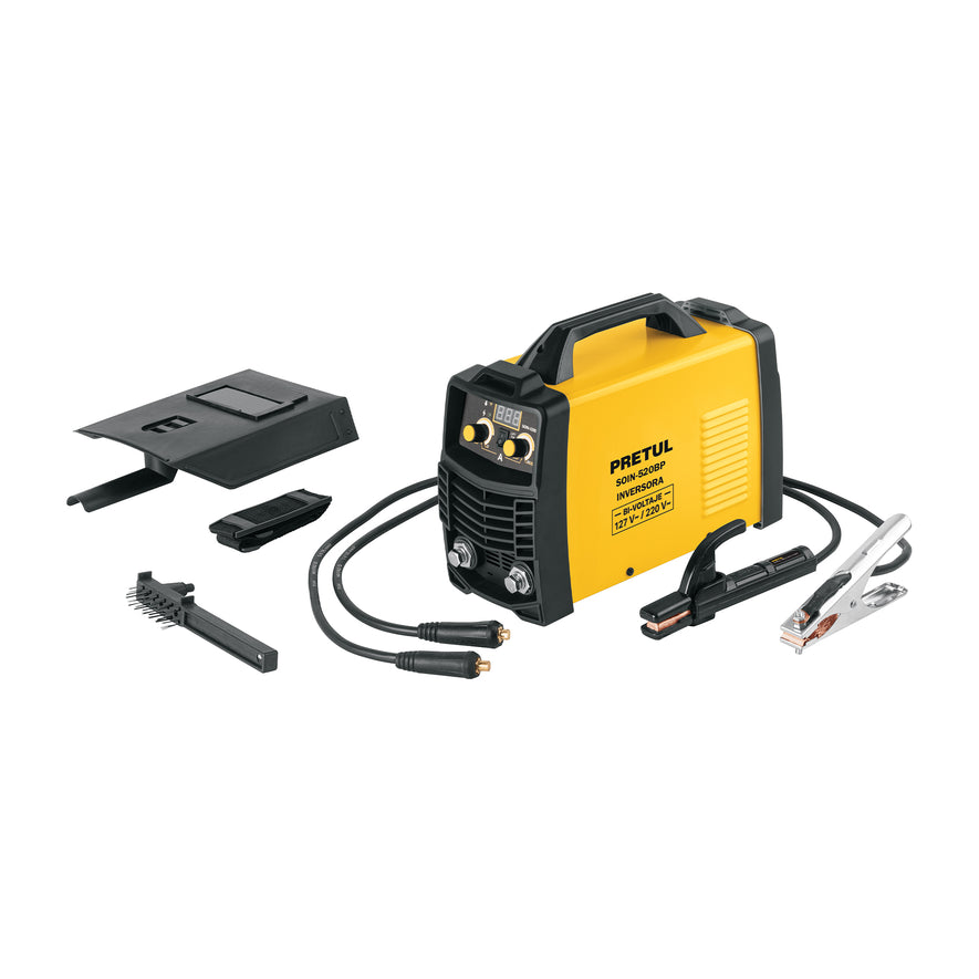 Soldadora inversora Bi-voltaje 200A, Serie 500, PRETUL, 29072