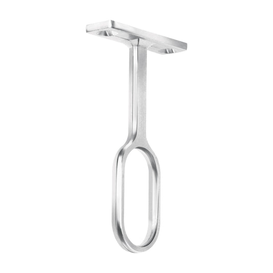 Soporte central para tubo ovalado de clóset, Hermex Caja con 10, 48979