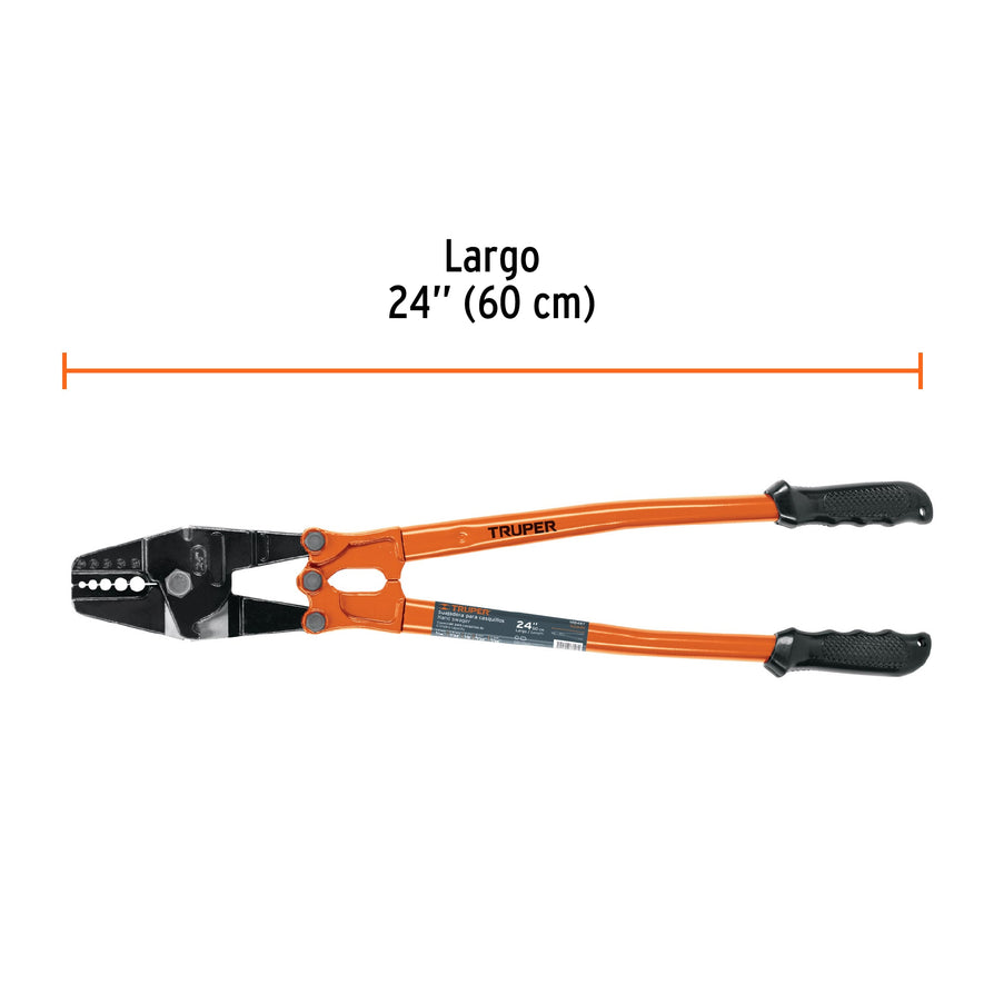 Suajadora 24' para casquillos con cortador de cable, Truper, 102487