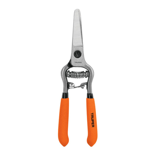 Tijera forjada para poda 6', recta, corte de frutas, Truper Caja con 3, 18456