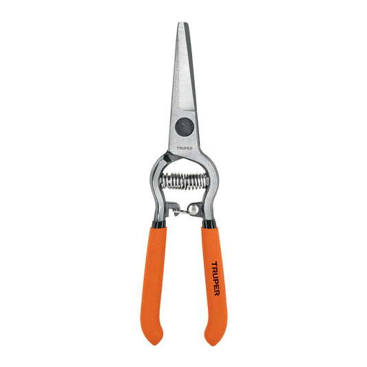 Tijera forjada para poda 8', curva, corte de uva, Truper Caja con 3, 18457