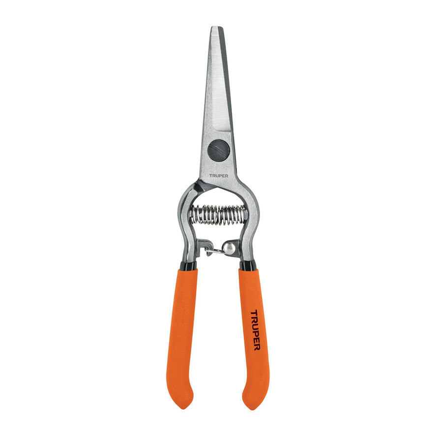 Tijera forjada para poda 8', curva, corte de uva, Truper Caja con 3, 18457