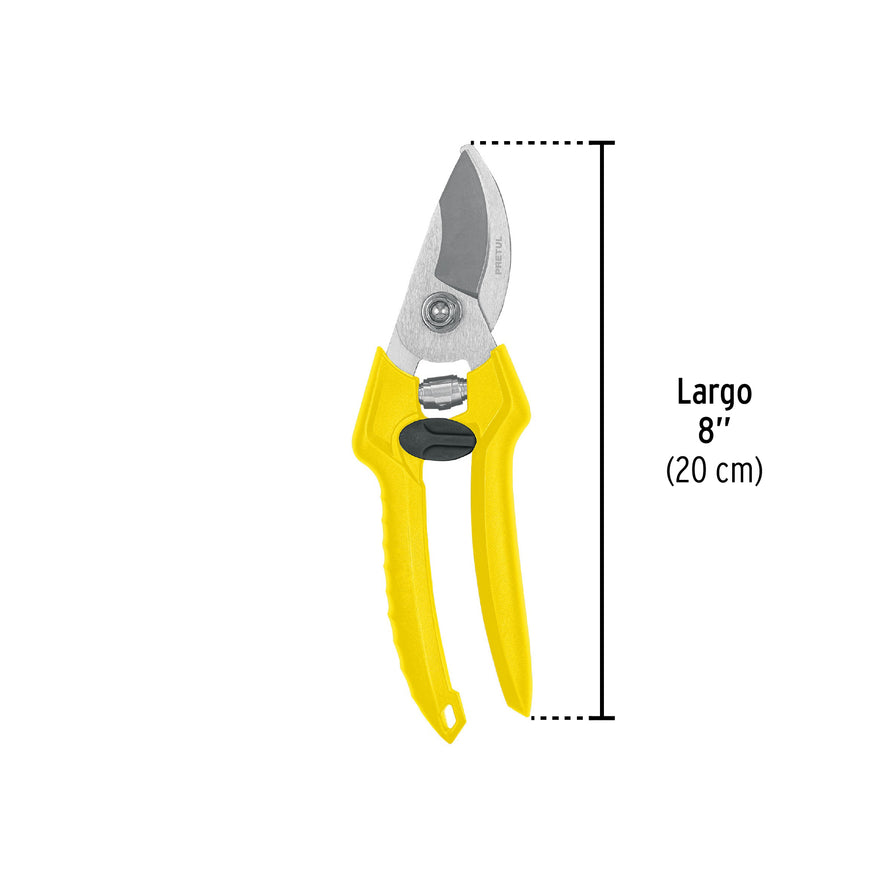 Tijera para poda 8' cuchilla de paso de acero inox, Pretul Caja con 6, 23105