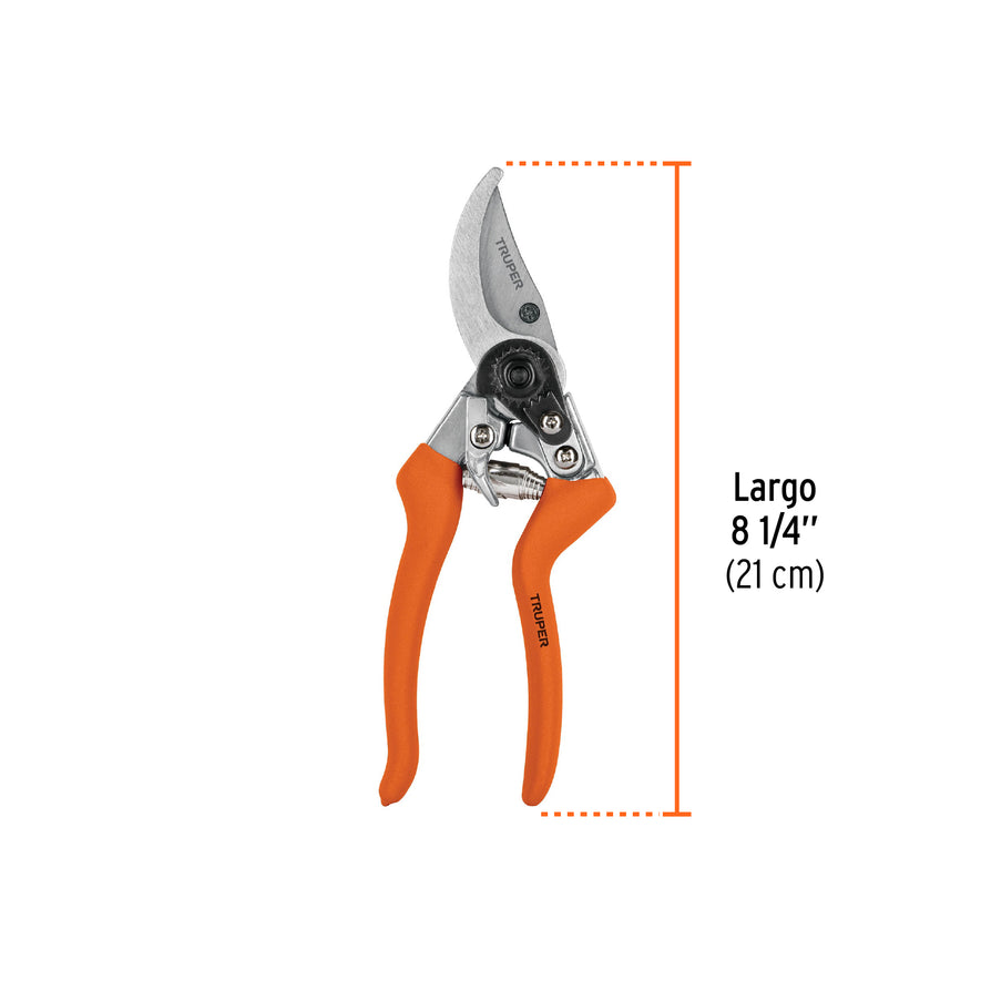 Tijera para poda 8' de aluminio cuchilla de paso, Truper Caja con 3, 18453