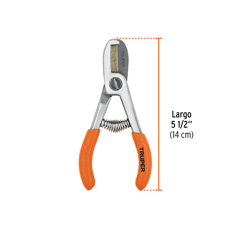 Tijera forjada para poda 5-1/2', aguacatera, Truper Caja con 6, 18459