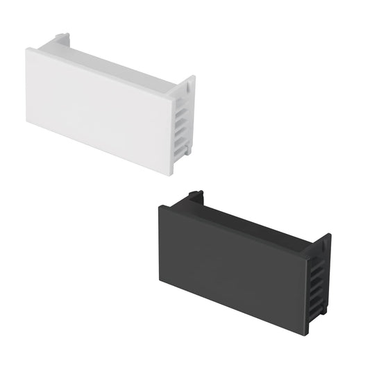 Tapón ciego, 1 módulo, línea Española, color negro, Volteck Caja con 12, 47996