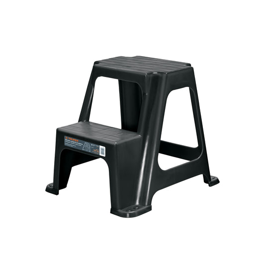 Taburete ligero de plástico, 2 peldaños Caja con 3, 103020