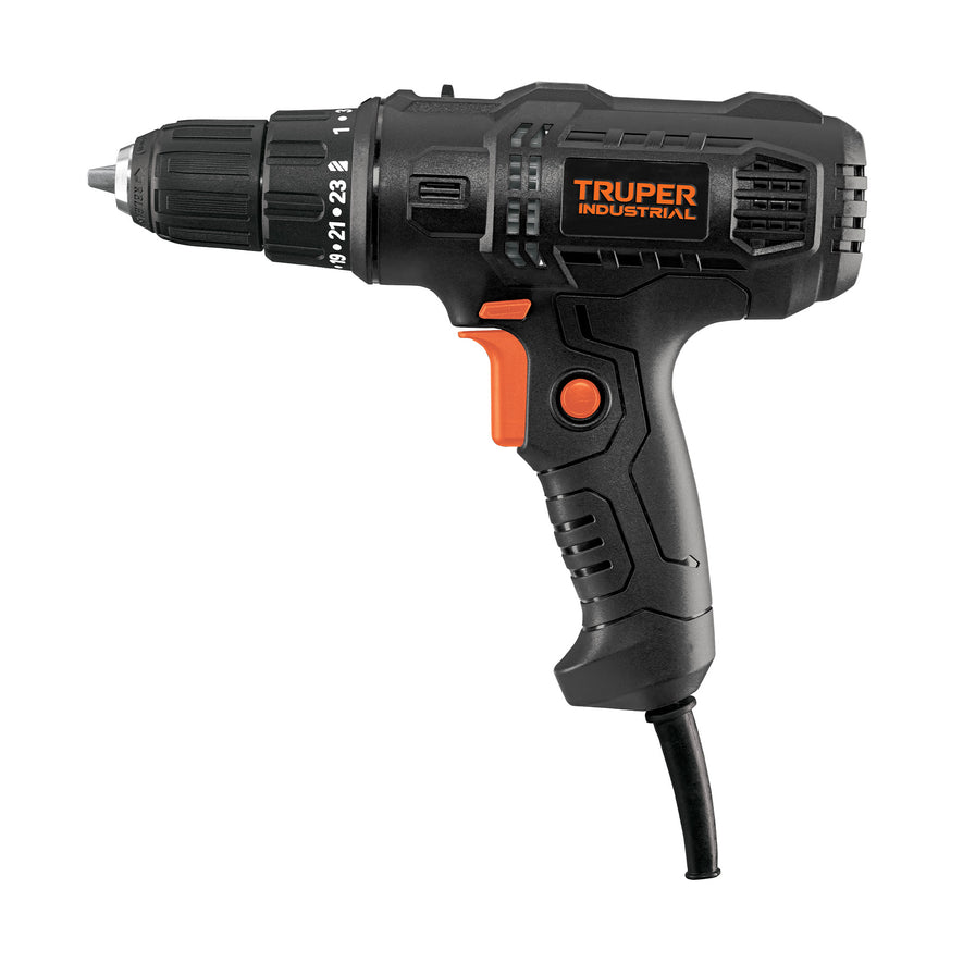 Taladro atornillador 3/8', 400W, TRUPER INDUSTRIAL, 103170