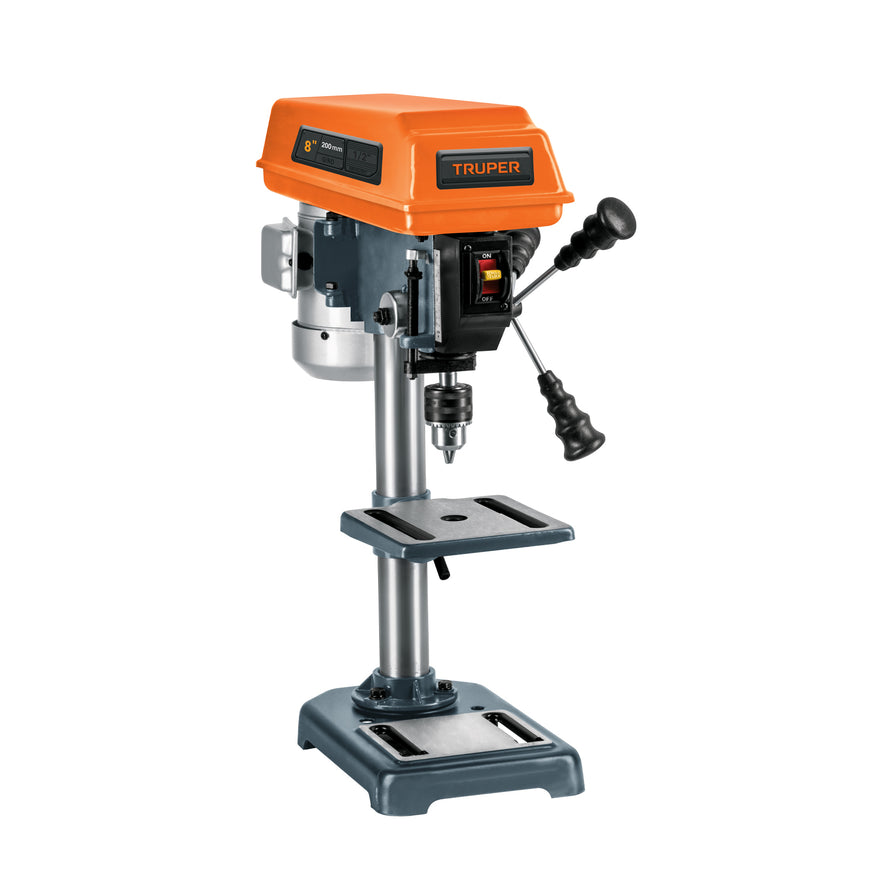 Taladro de piso 8', 1/3 HP (250 W), broquero 1/2', Truper, 16174