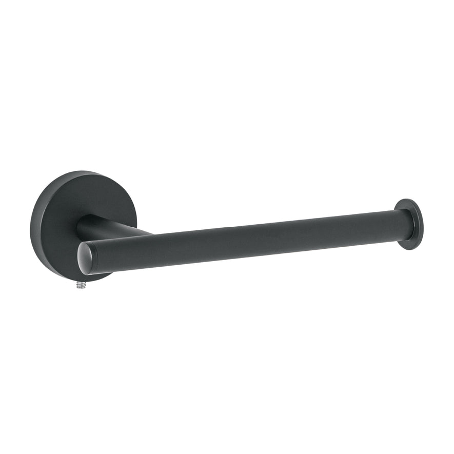 Portarrollo metálico acabado negro, Foset Túbig Caja con 6, 45960