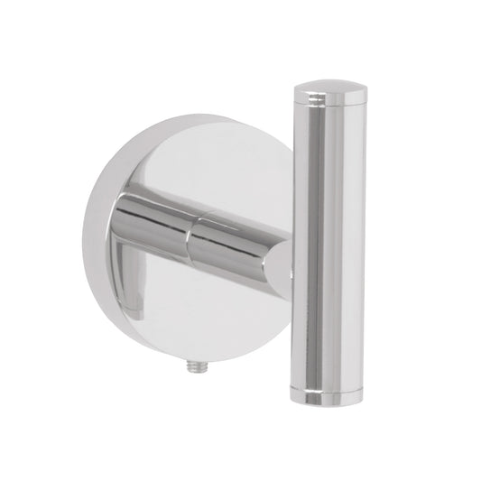 Gancho sencillo metálico acabado cromo, Foset Túbig Caja con 6, 45961