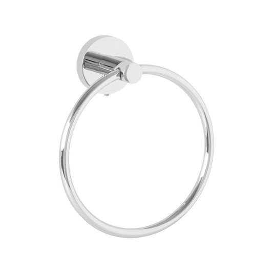 Toallero argolla metálico acabado cromo, Foset Túbig Caja con 6, 45973