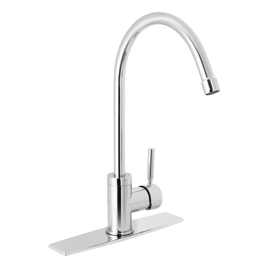 Monomando para fregadero, cuello alto, cromo, Foset Tubig, 46765