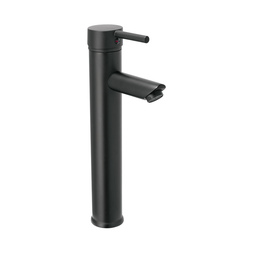 Monomando alto negro para lavabo, Foset Tubig, 47795