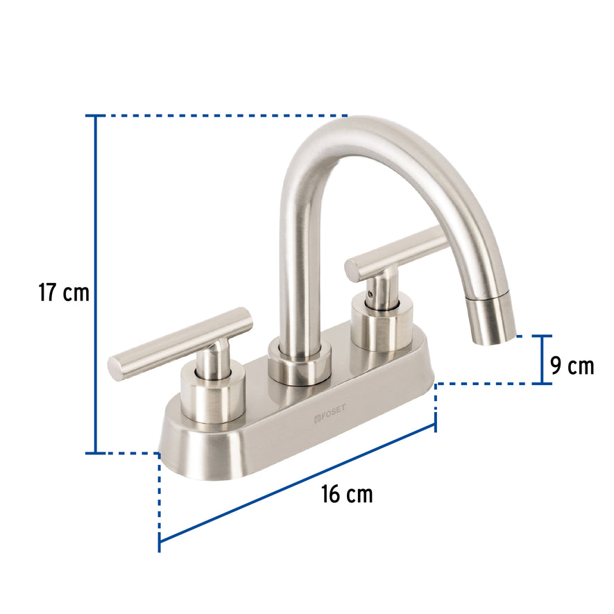 Mezcladora p/lavabo, bar, manerales palanca, satín, Tubig Caja con 2, 46751