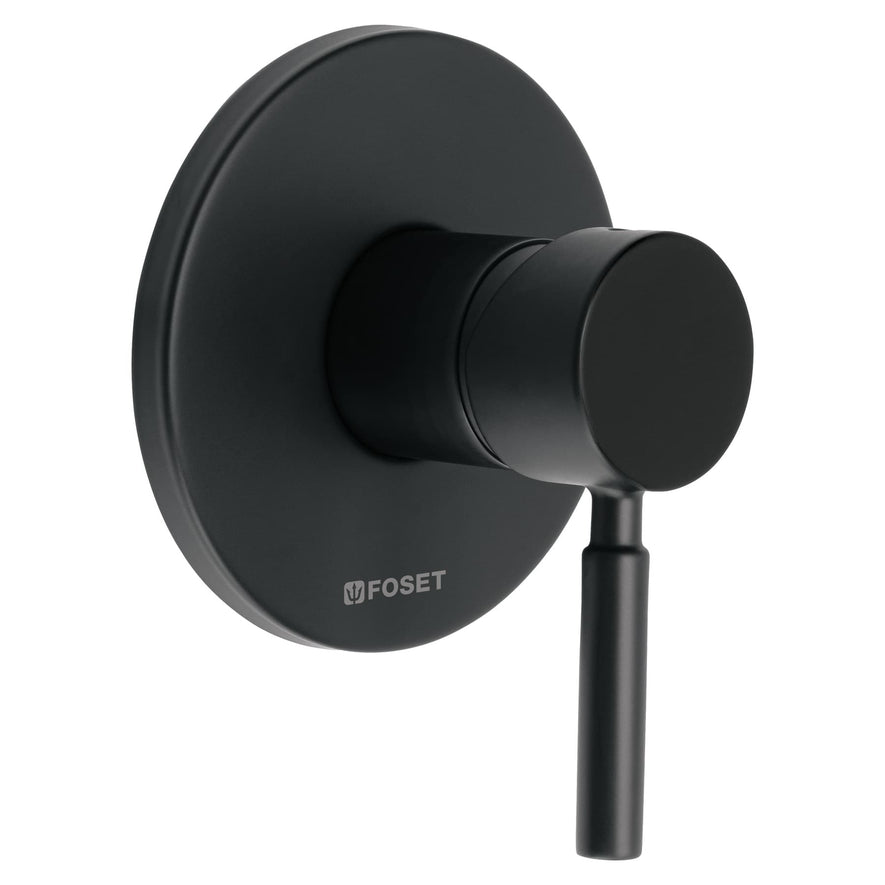 Monomando para regadera, negro mate, Foset, 46791