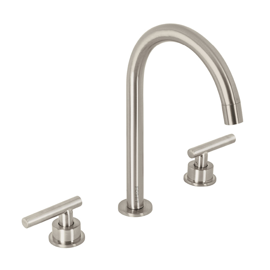 Mezcladora p/lavabo,taladros separados,palanca,satín,Tubig, 46757