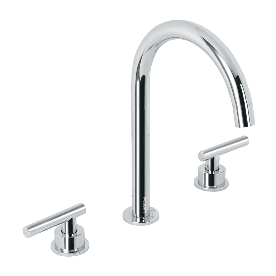 Mezcladora p/lavabo,taladros separados,palanca,cromo,Tubig, 46756