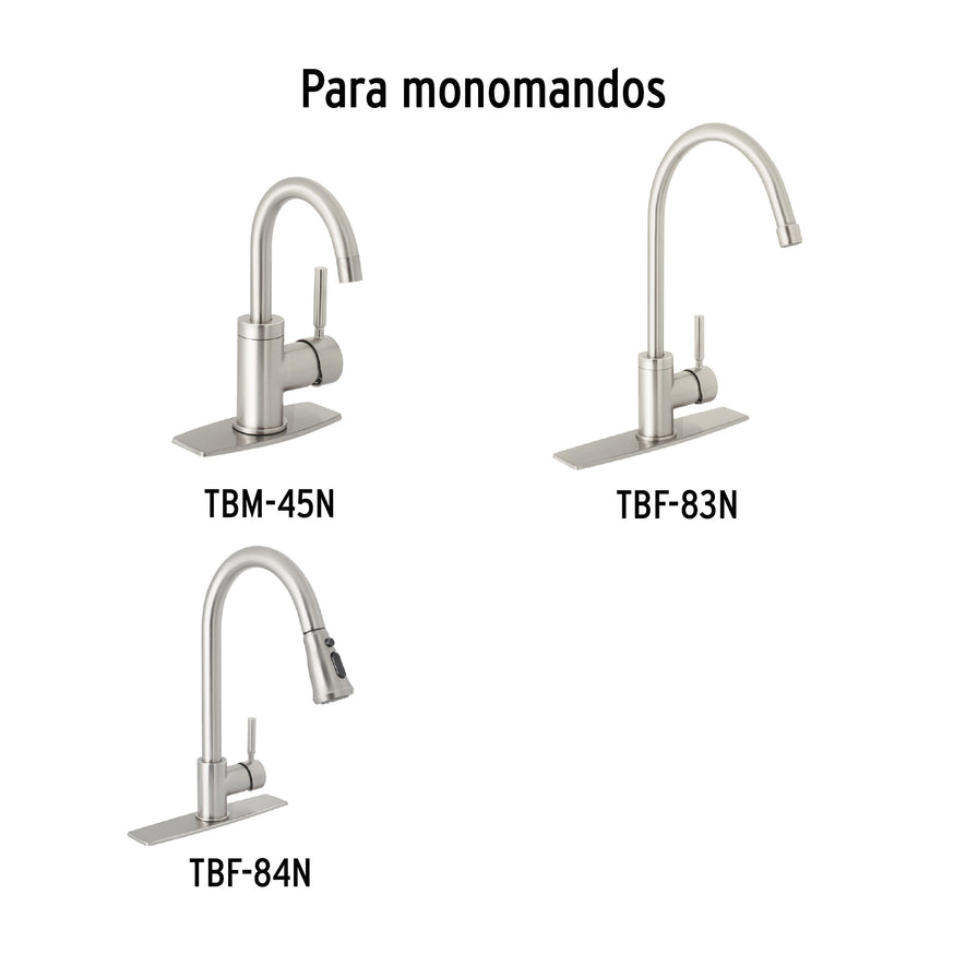 Maneral repuesto para monomando, satín, Foset, 46873