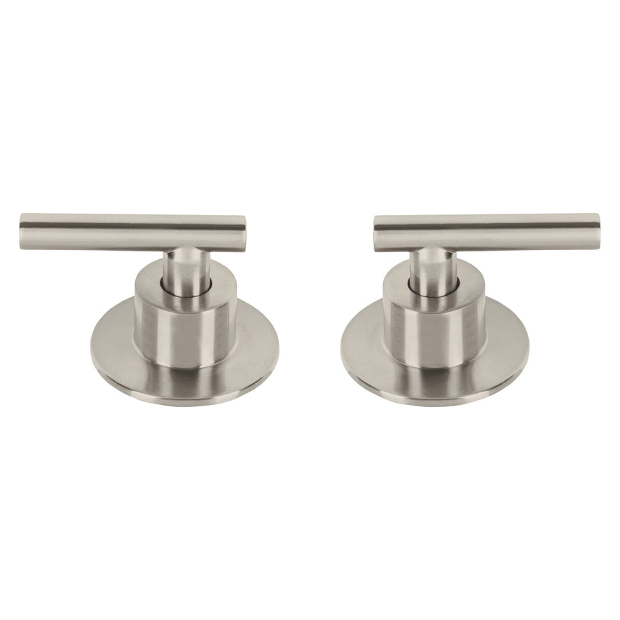 Juego de 2 manerales para regadera, palanca, satín, Tubig Caja con 4, 46876