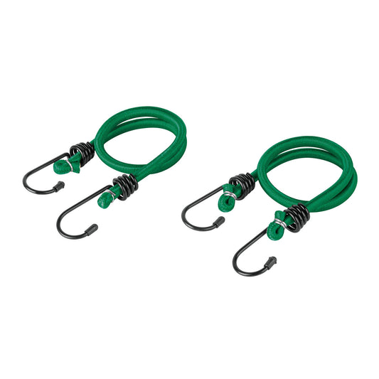 Bolsa con 2 tensores elásticos verdes de 45 cm, Pretul Caja con 12, 25091