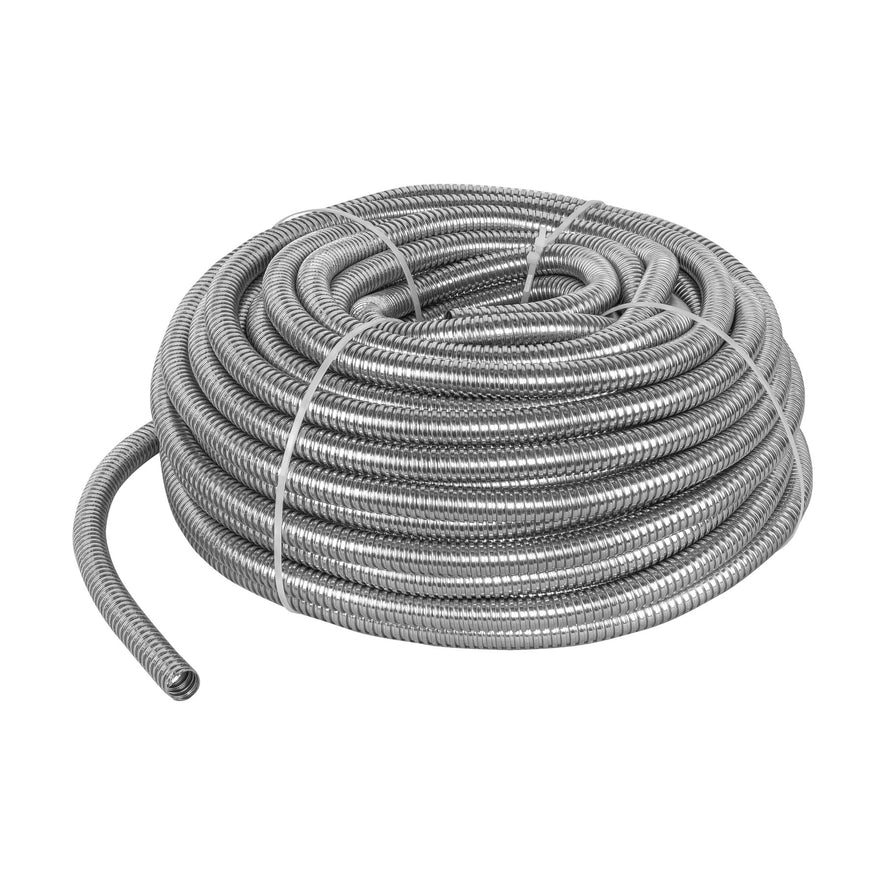 Rollo de 50 m de tubo flexible metálico de 1/2', Volteck, 46900