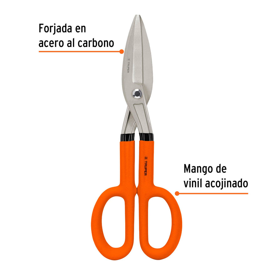 Tijera para hojalatero 14', Truper Caja con 2, 18503