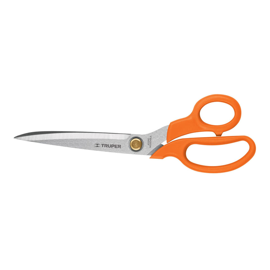 Tijera 9-1/2' de acero inoxidable para costura, TRUPER Caja con 6, 18495