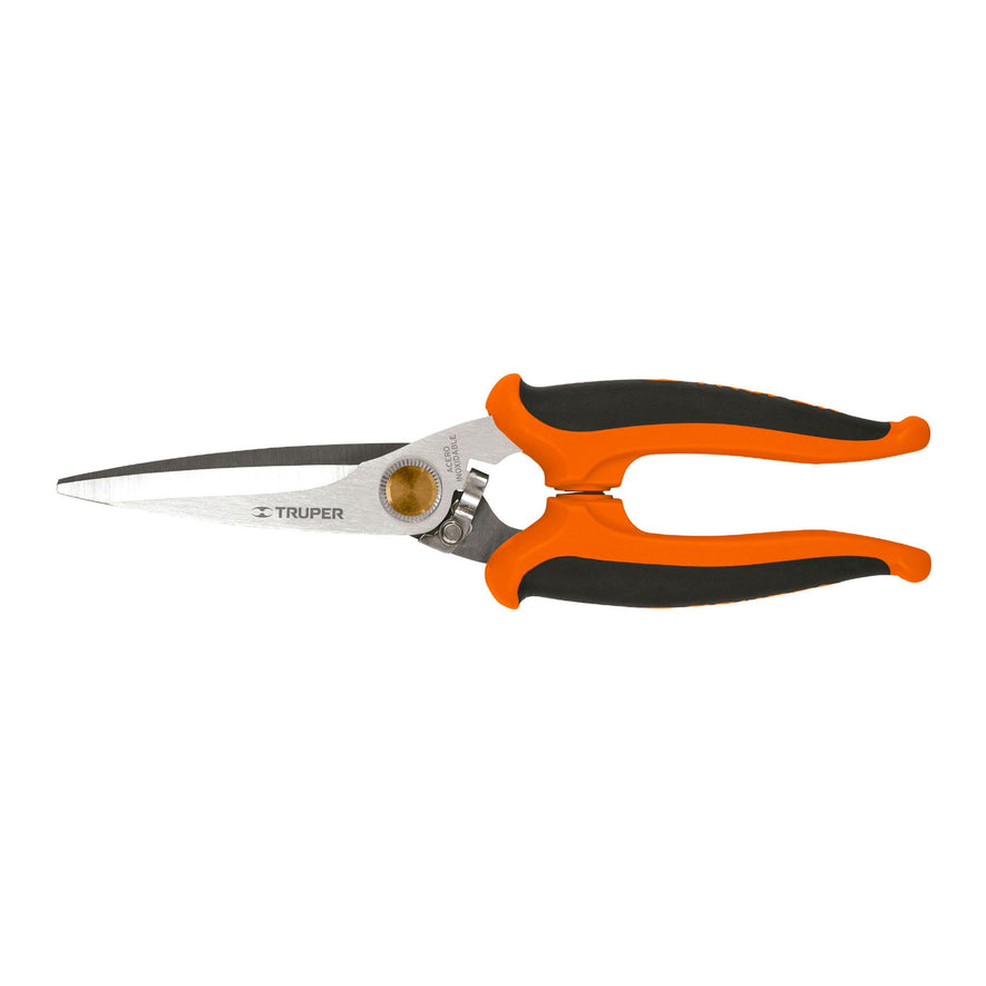 Tijera 8' multiusos de acero inox, mgo Comfort Grip, TRUPER Caja con 6, 18493